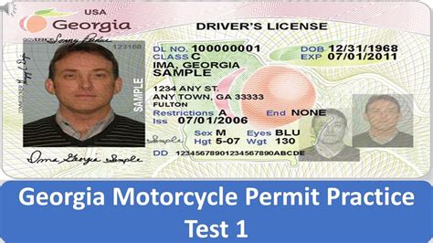 georgia motorcycle license practice test